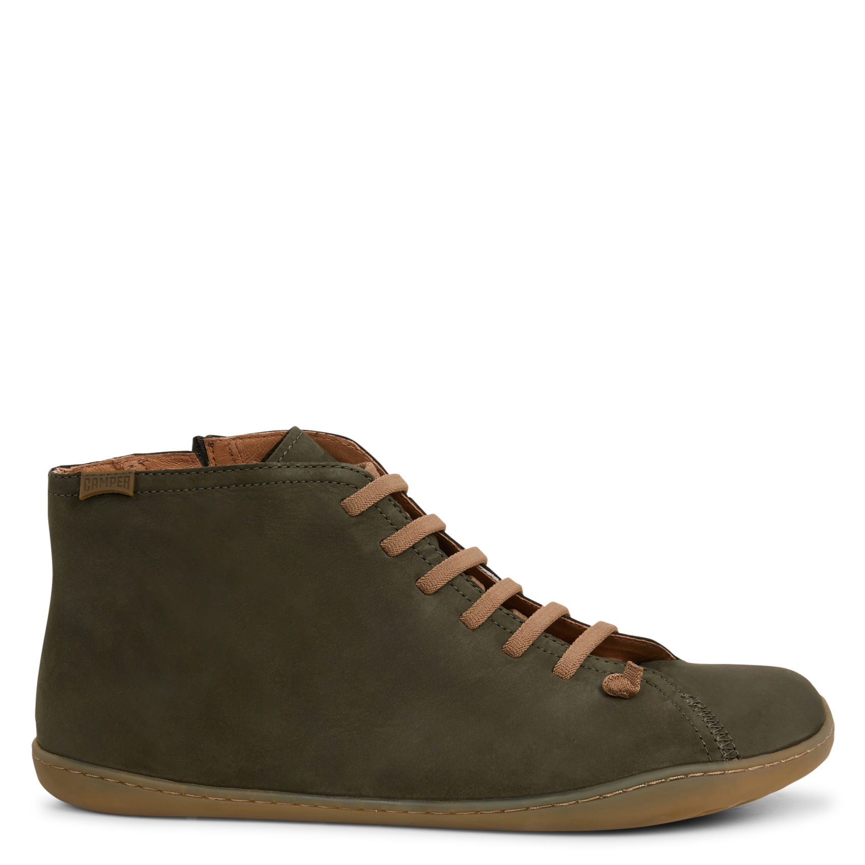 PEU CAMI - Bottines en cuir velours | Vert