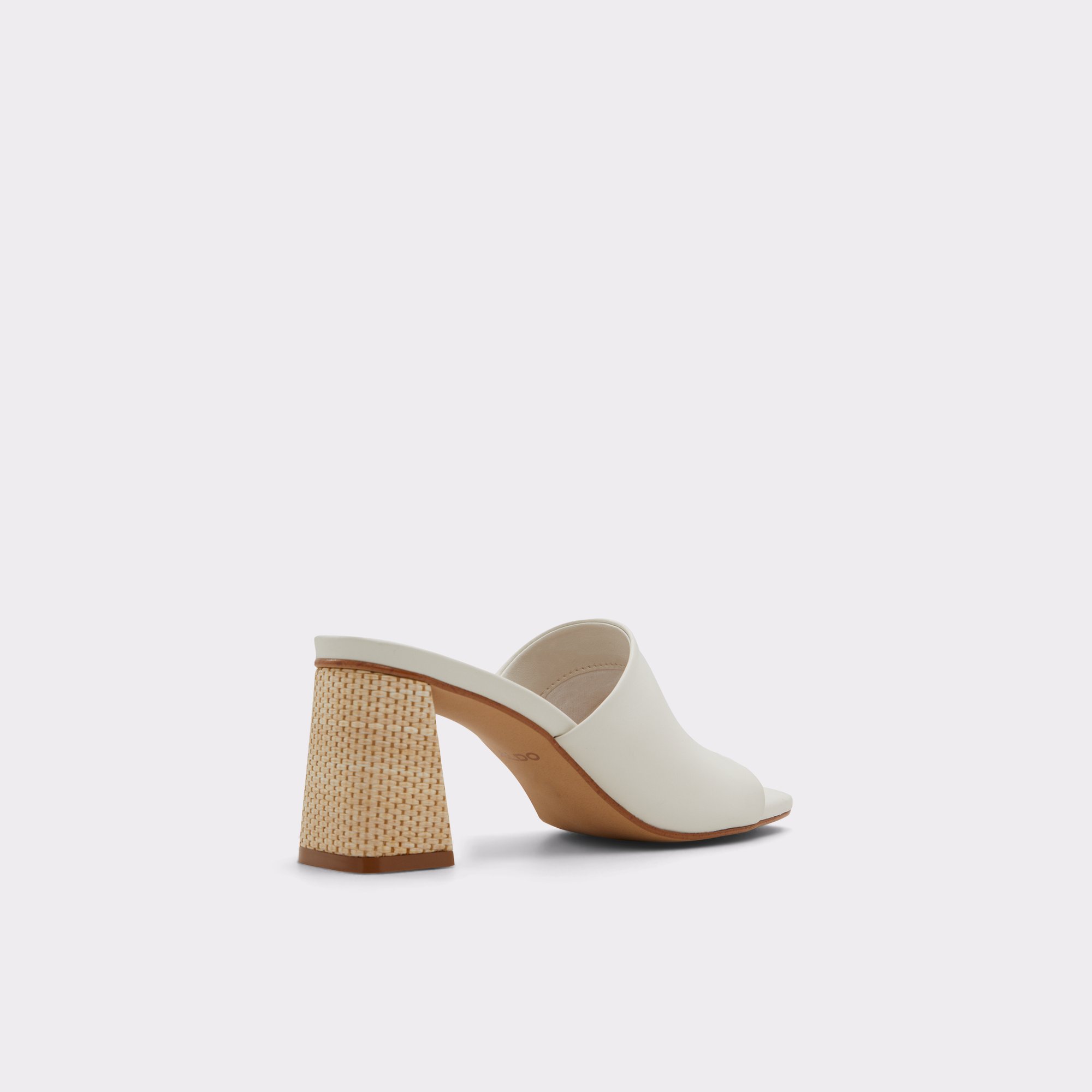 Harans White-Bone Women Heeled mules