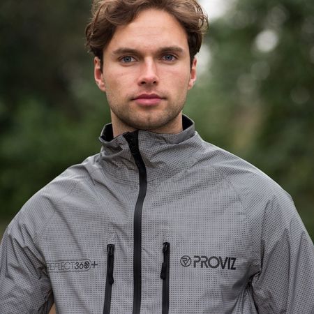 REFLECT 360  Herren-Regenjacke  silber  L