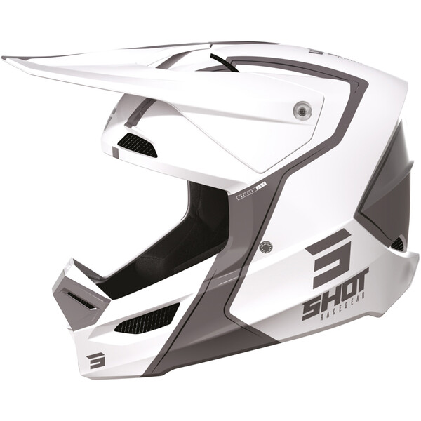 Shot - Casque Furious Reflex Blanc brillant / Gris