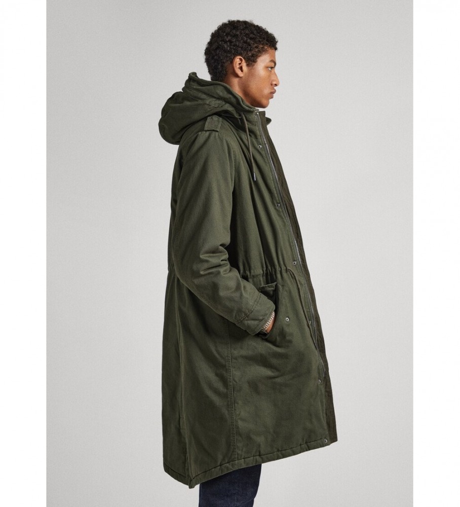 Parka Bowie verde da Pepe Jeans