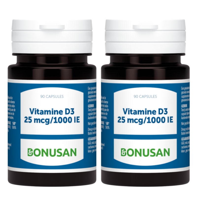 Bonusan Vitamine D3 25 mcg/1000 IE 180 Softgels