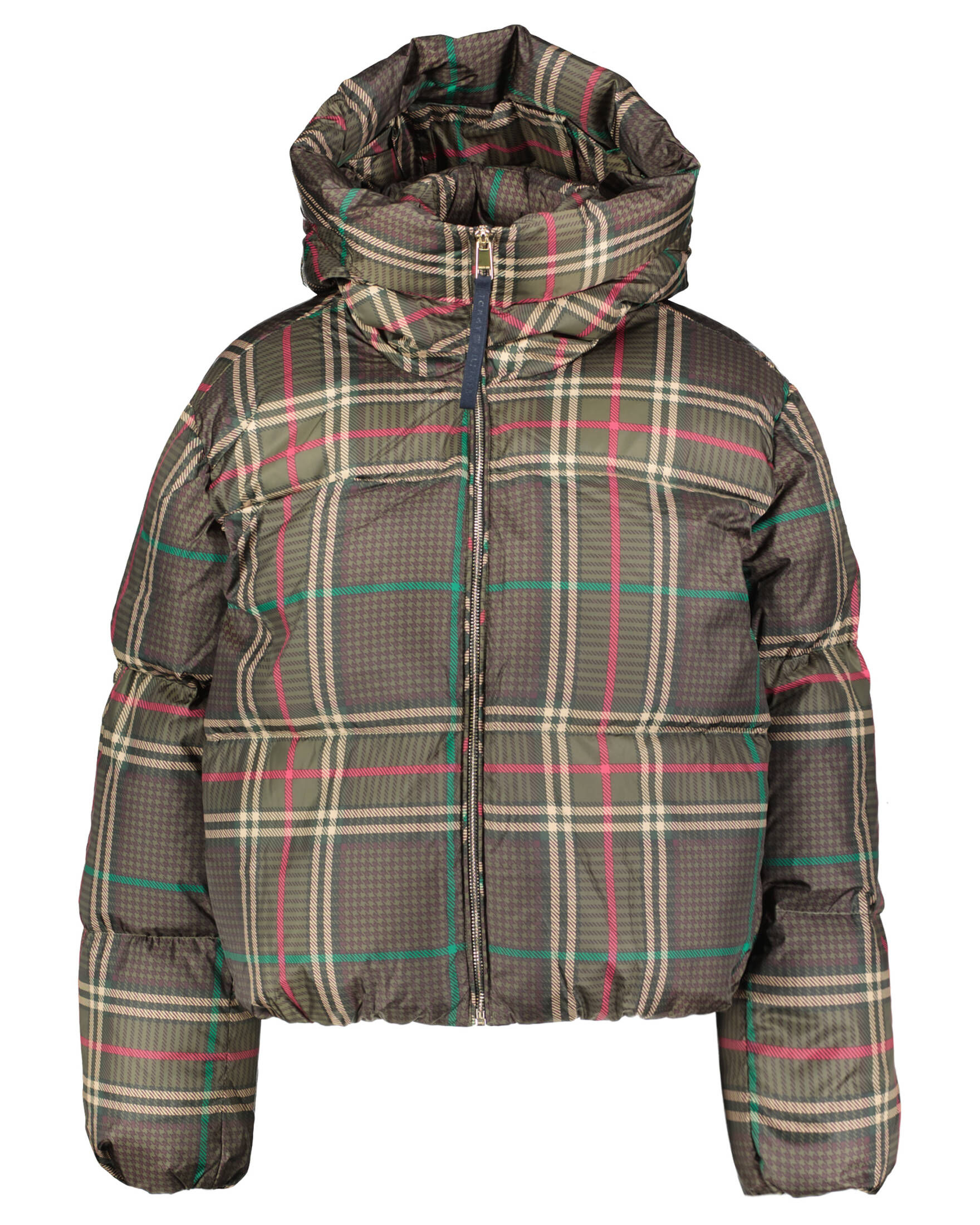Tommy Hilfiger| Damen Daunenjacke PRINTED CHECK REDOWN PUFFER JKT