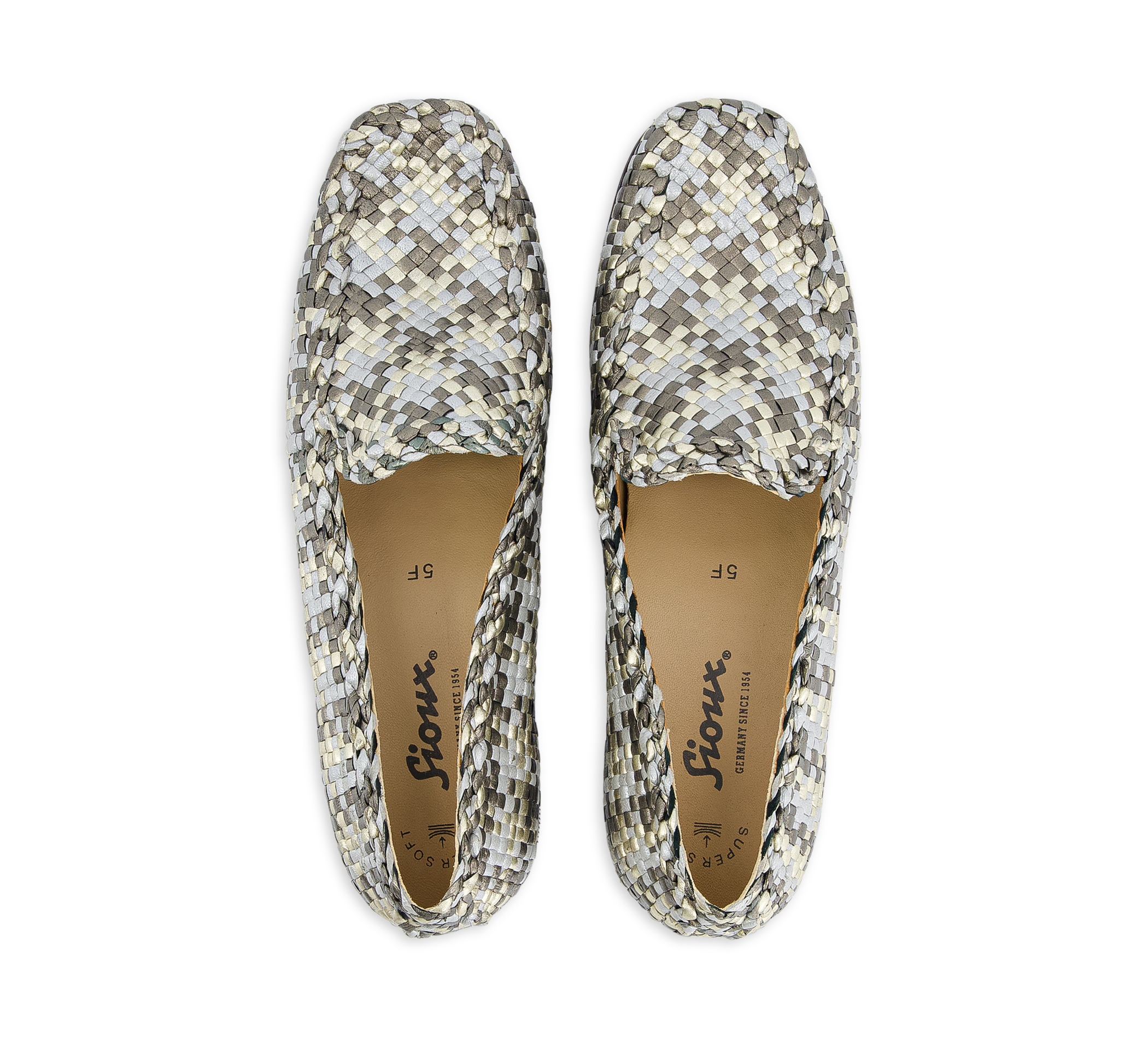 Sioux Cordera - Loafers & Mokassins silber