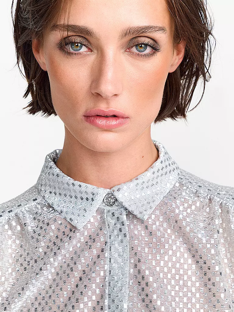 RICH & ROYAL Bluse  silber
