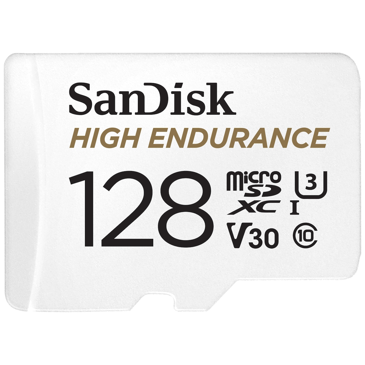 SanDisk MicroSDXC Endurance 128 GB minnekort med SD-adapter