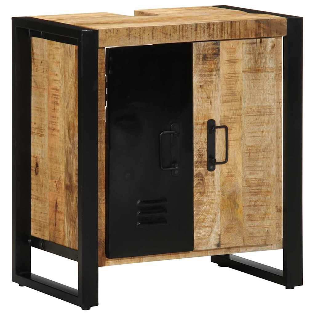 vidaXL Badkamerkast Bruin 55 x 35 x 60 cm Massief Mangohout