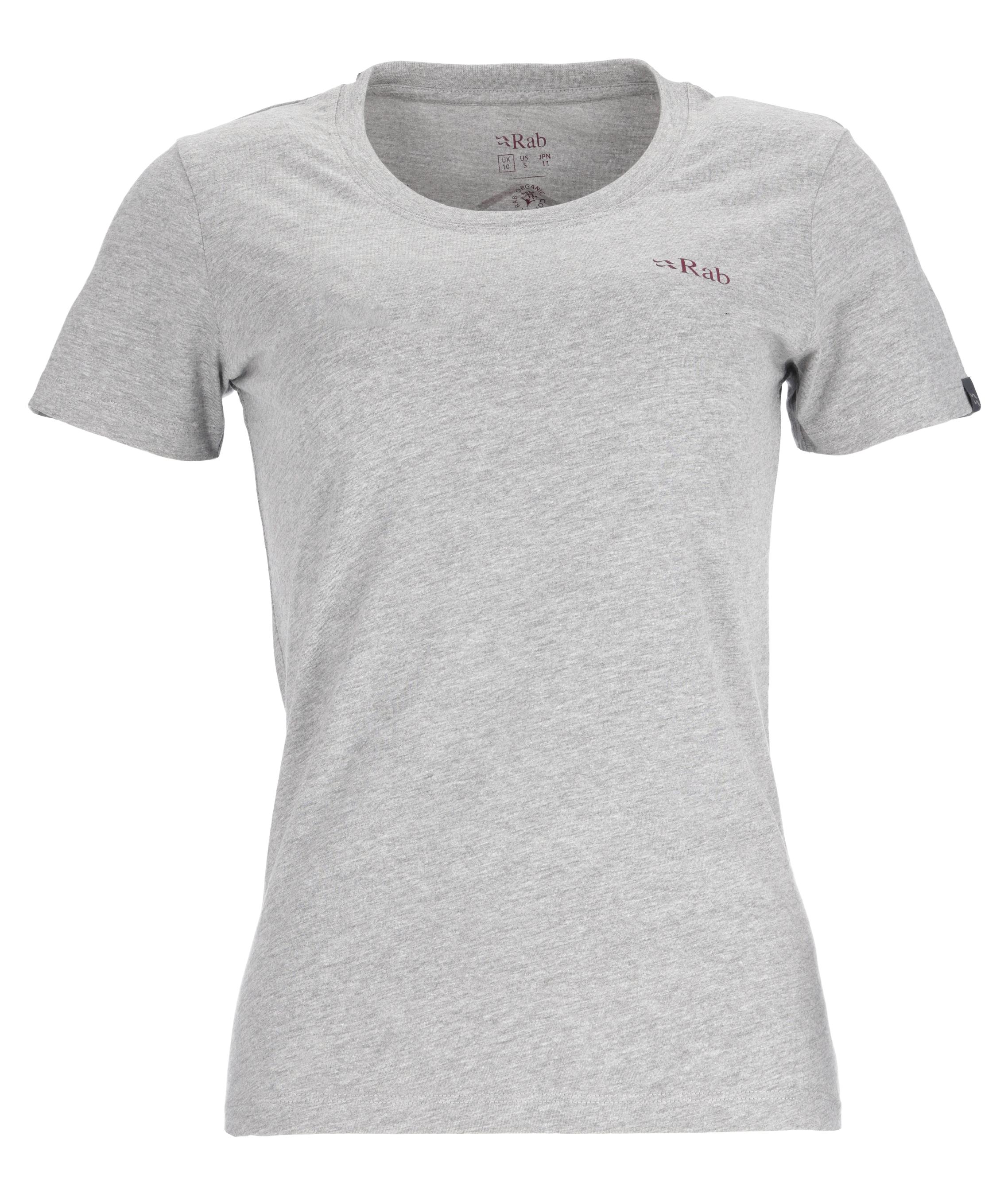 Rab Mountain Peak Tee Womens Grey Marl