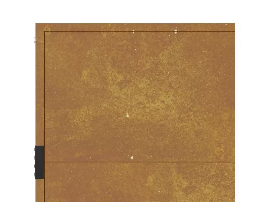 Portail de jardin 105x205 cm acier corten