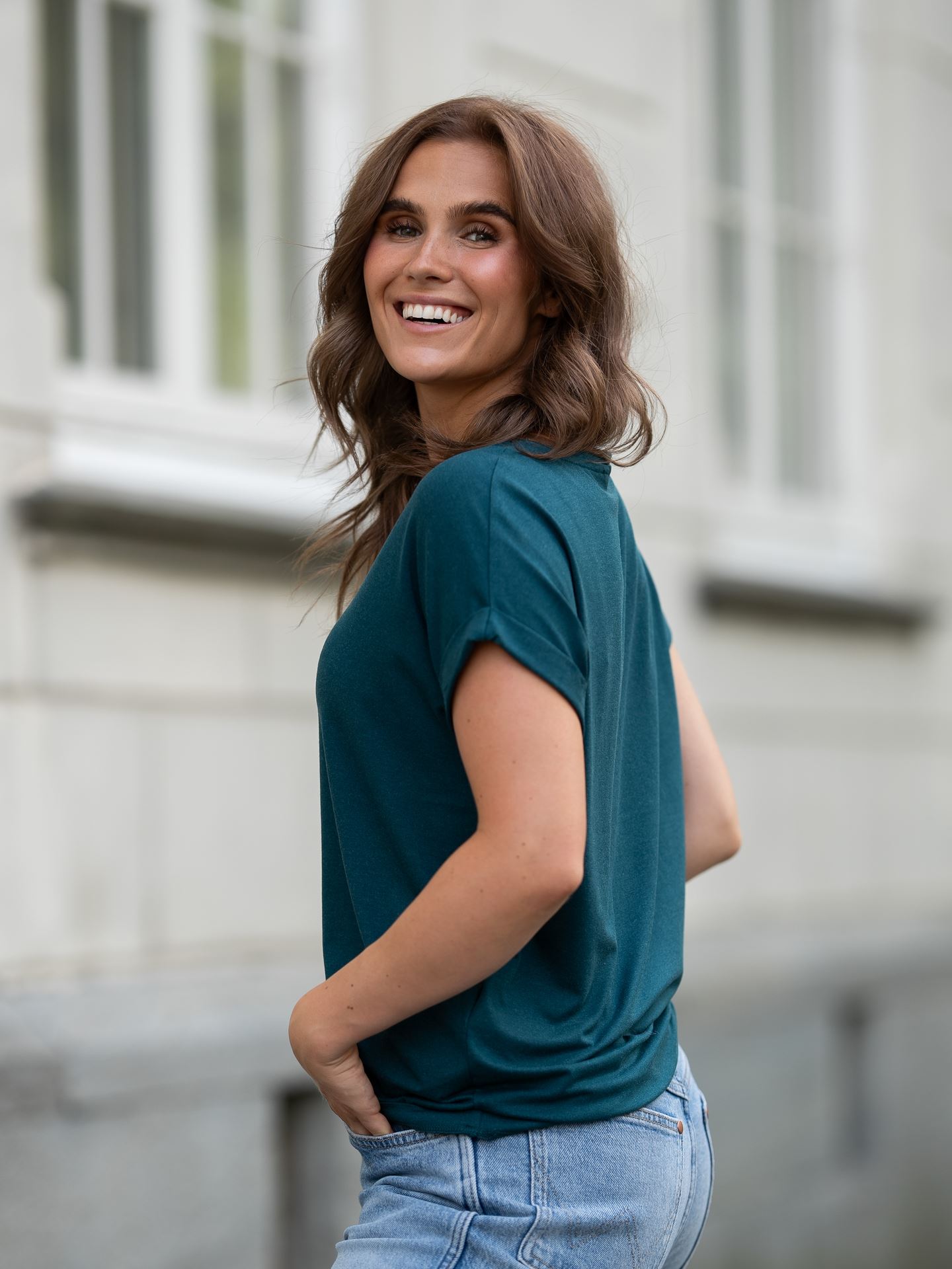 Moster Short Sleeve O-Neck Top