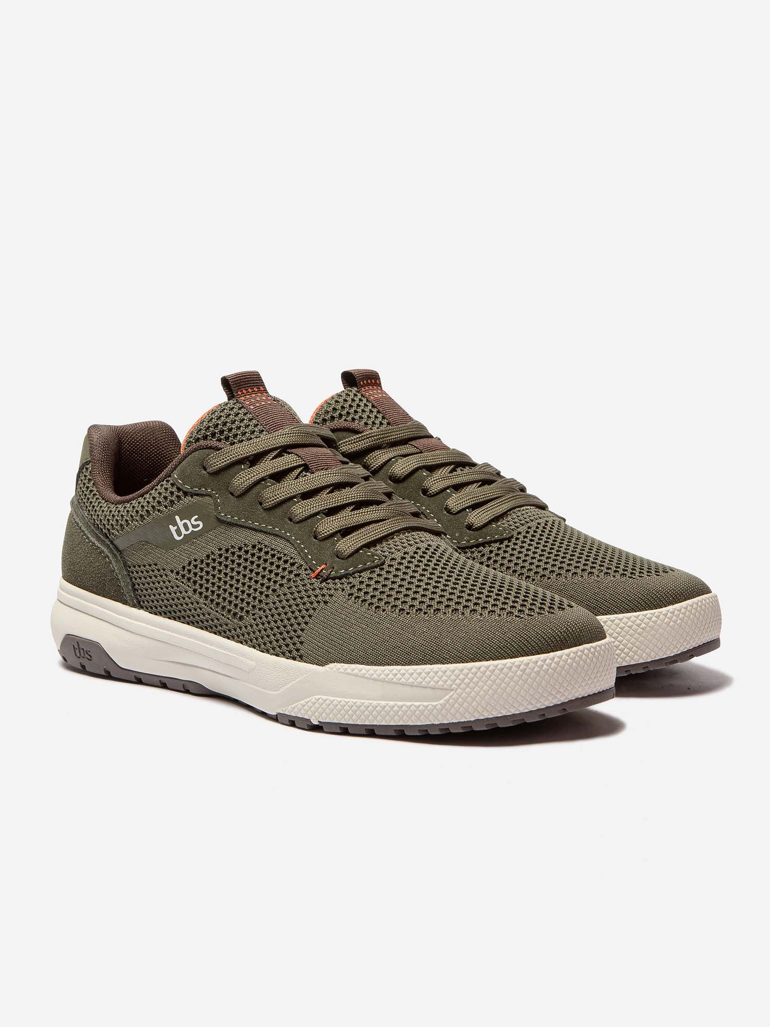 Baskets Homme Légères Textile Recyclé Kaki