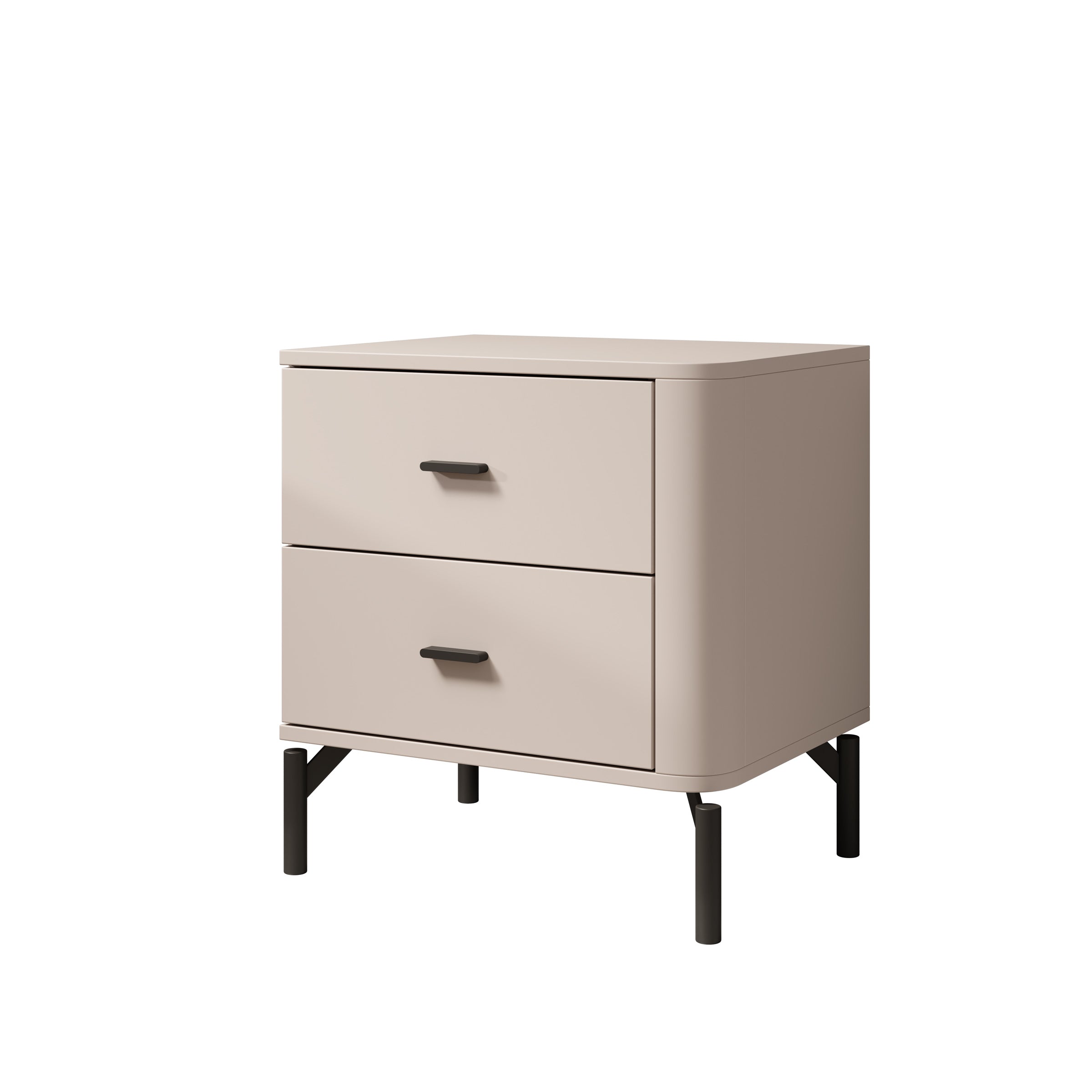 Sorello - Nachtkastje - Beige - 52x40x56 cm