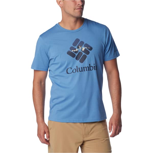T-shirt COLUMBIA M RAPID RIDGE GRAPHIC TEE SKYLER/HOOD NIGHTSCAPE