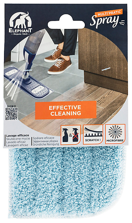 MultiPratic - Housse de lavage microfibre Elephant