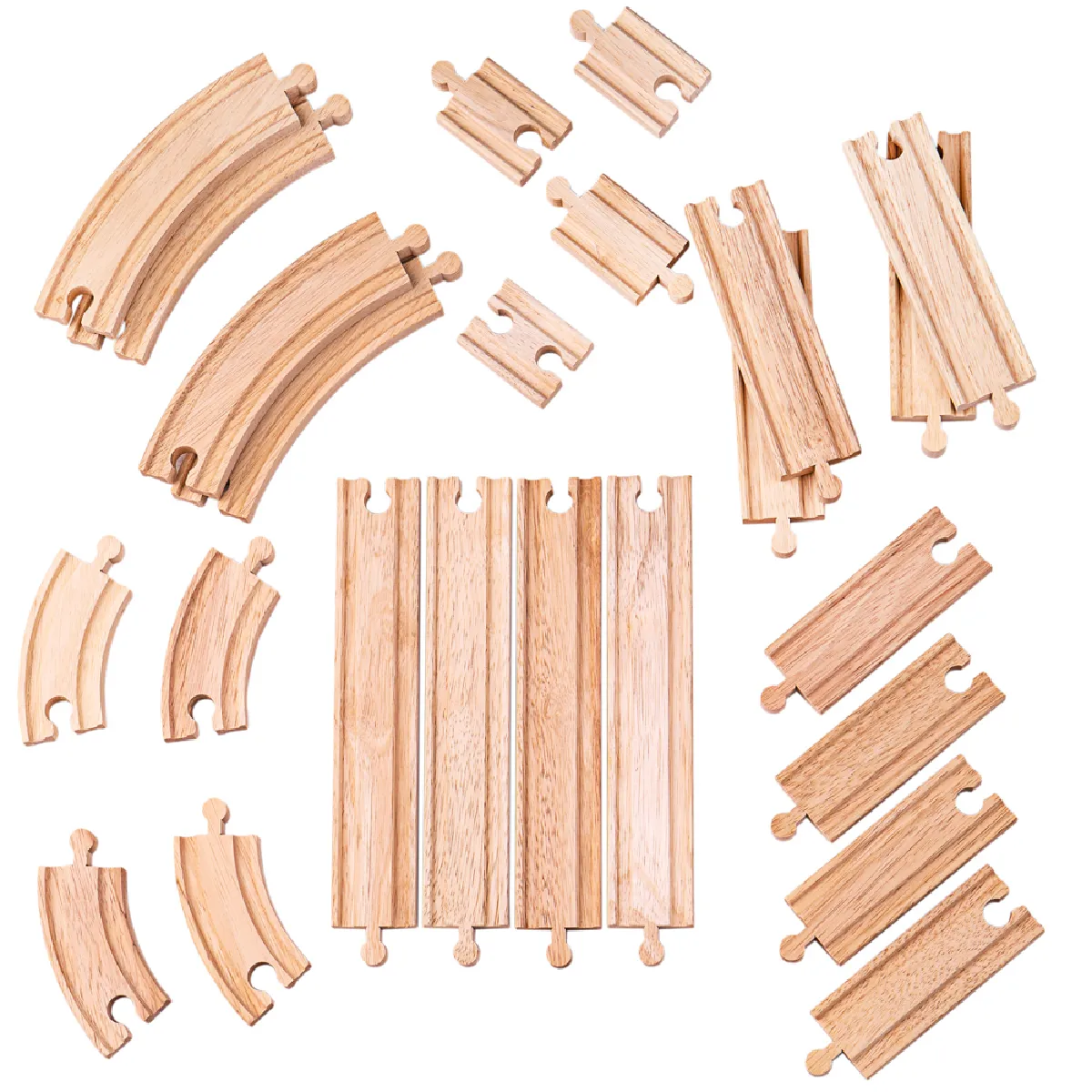 Bigjigs Rail Pistes Droites et Courbes