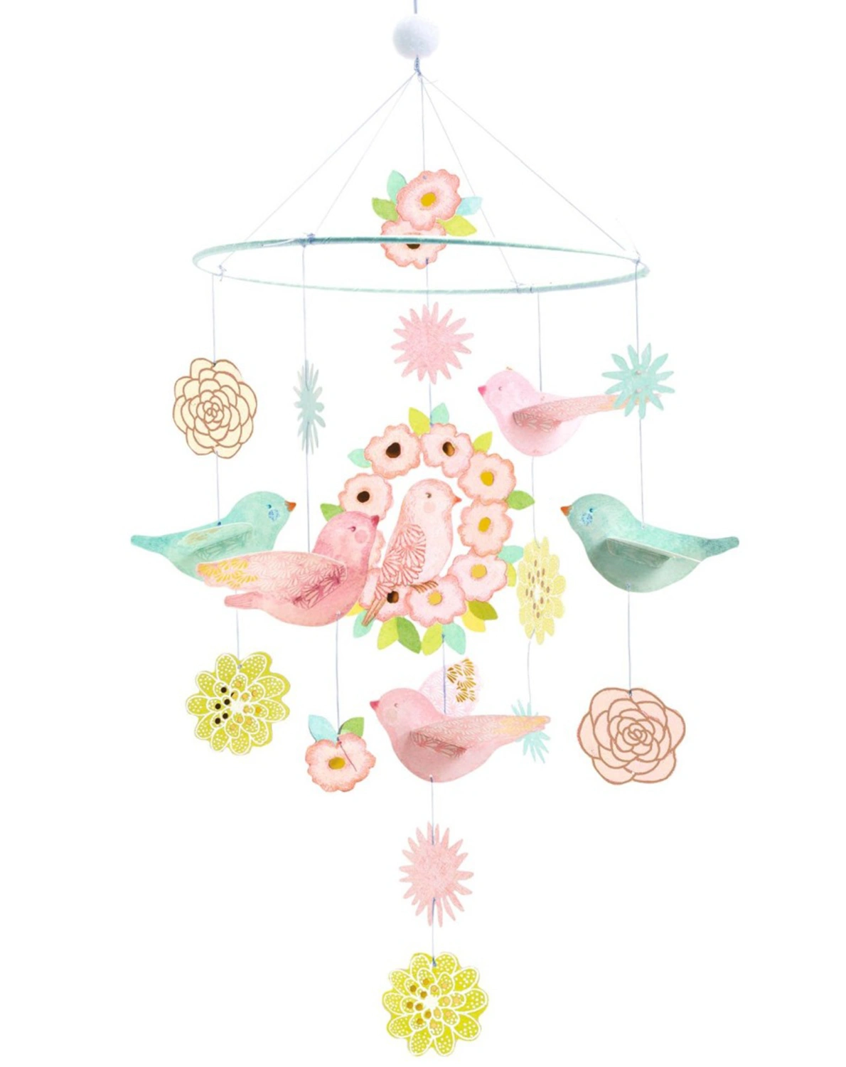 Mobile VÖGEL aus Papier