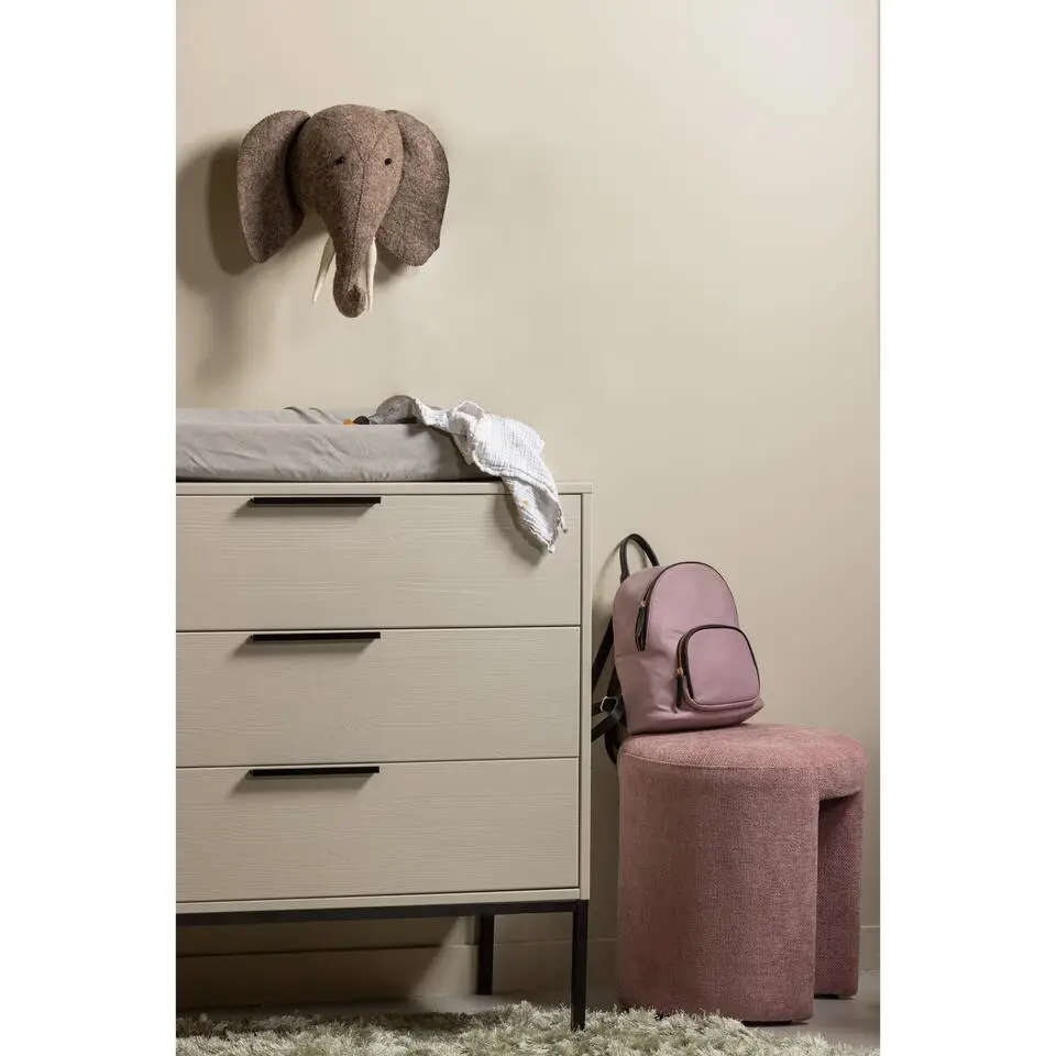 WOOOD Charlie Kruk - Chenille - Blush - 47x45x45