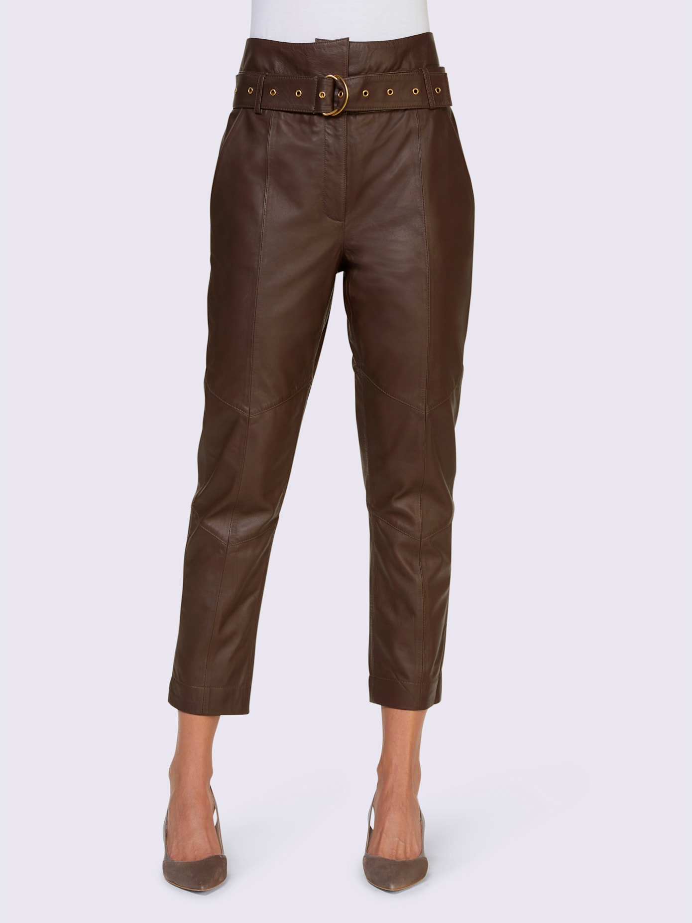 Pantalon en cuir superbe article