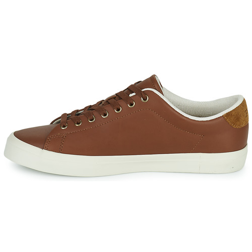 Polo Ralph Lauren - LONGWOOD-SNEAKERS-LOW TOP LACE Cognac