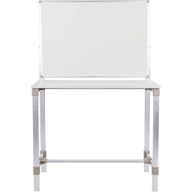 Station travail avec tableau blanc acier laqué 75 x 106,5 cm BioFusion Dispatch Bi Office