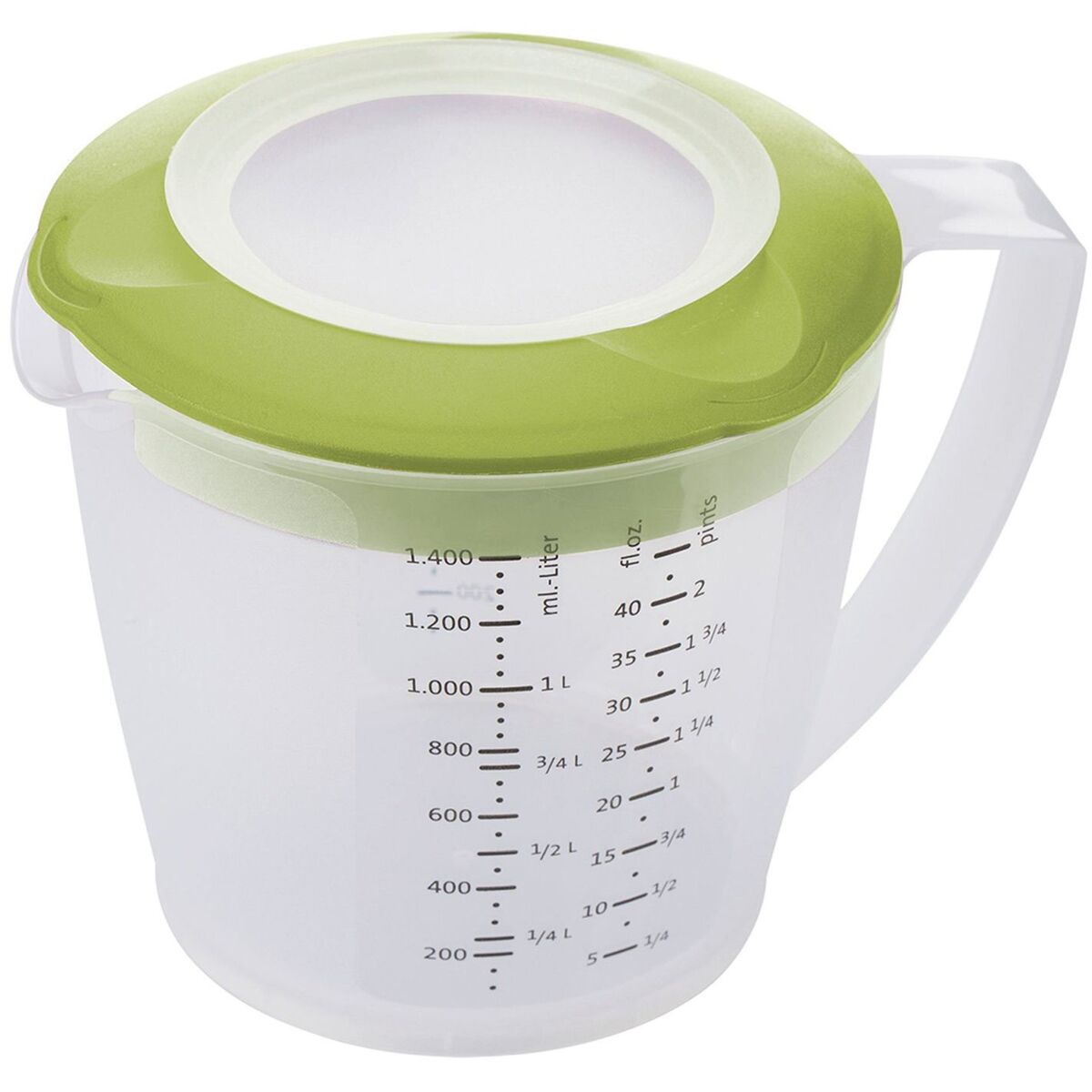 Vispebolle med lokk, limegrønn