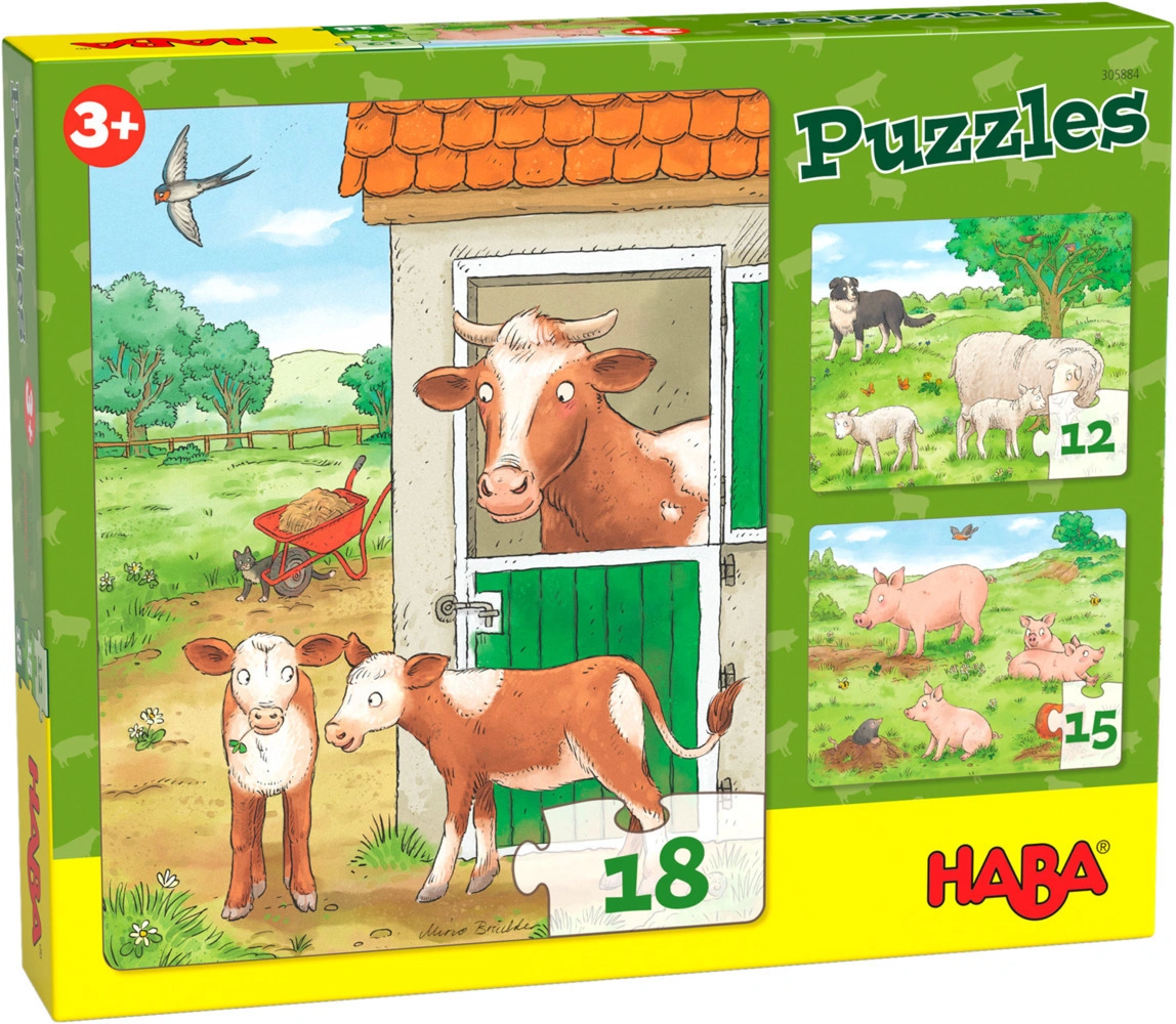 Puzzle BAUERNHOFKINDER 12/15/18-teilig