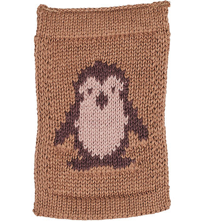 Smallstuff Stickat Flagge - Pinguin - Rosa