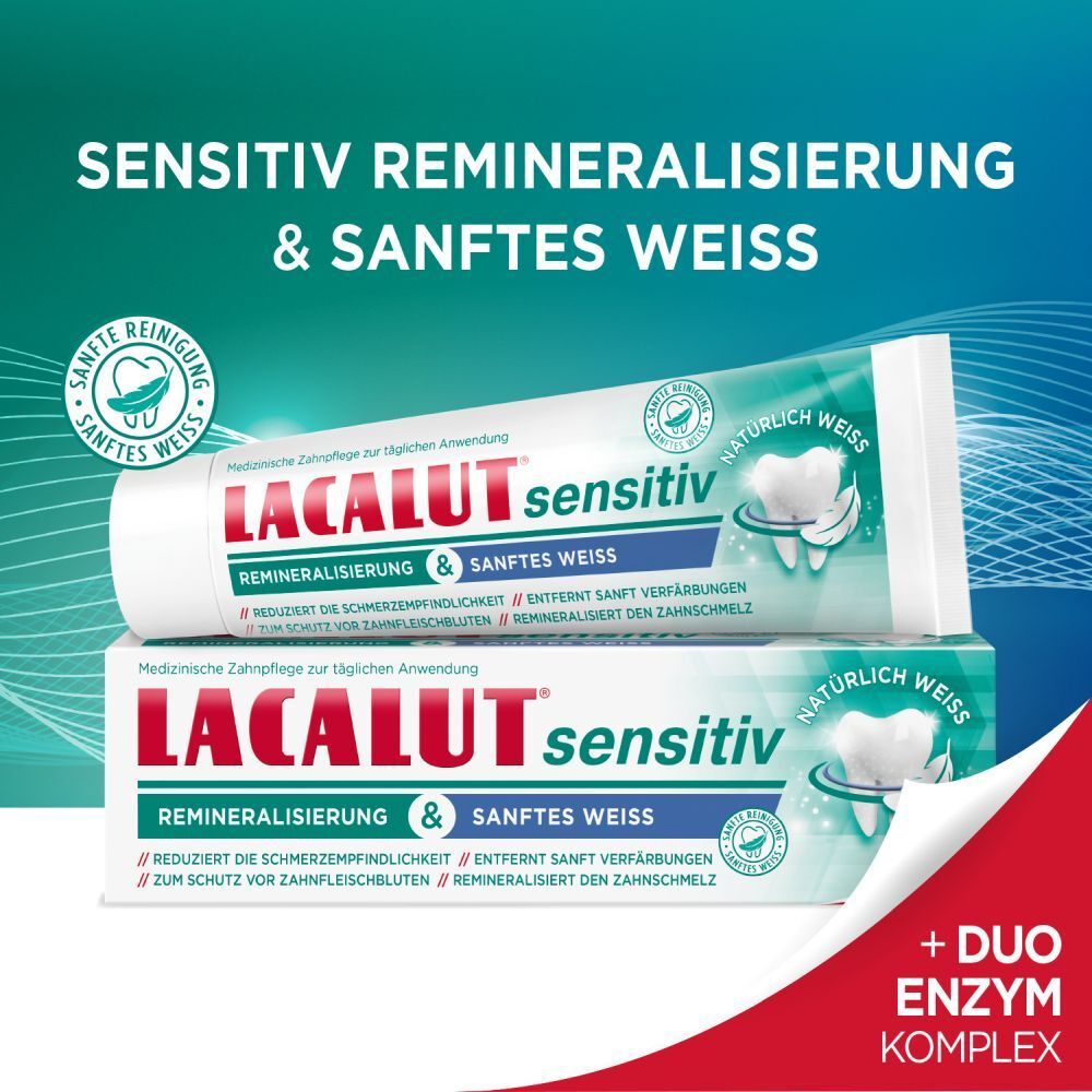 LACALUT® sensitiv Remineralisierung & sanftes Weiss