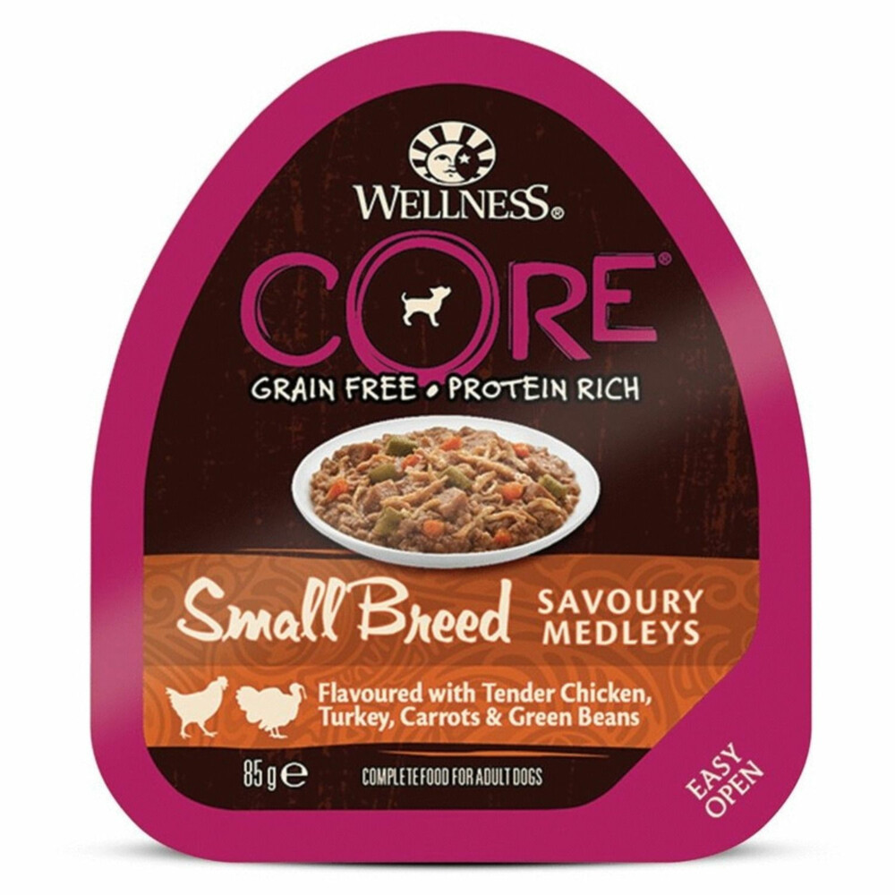 Wellness Core Hondenvoer Small Savoury Medleys Kip - Kalkoen85 gr