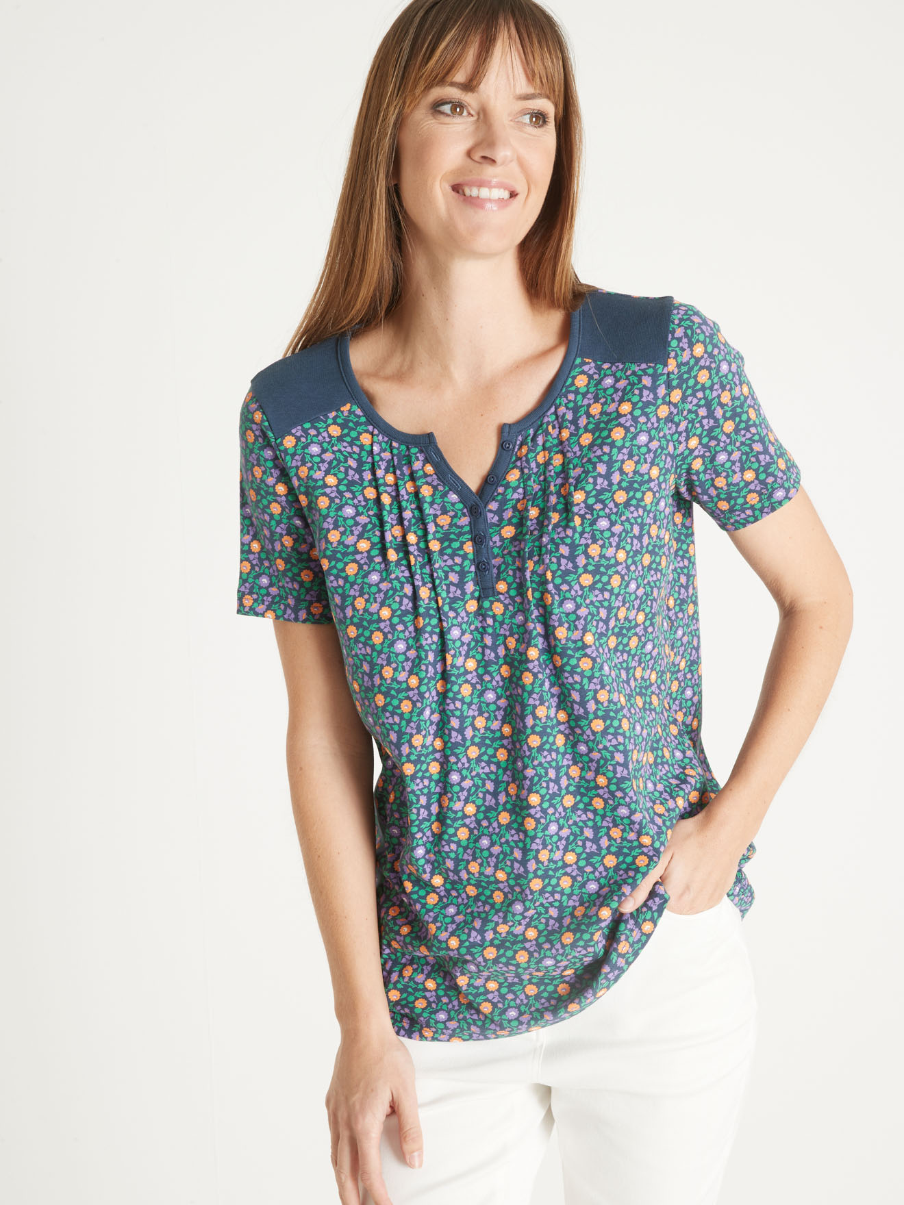 Tee-shirt fantaisie pur coton