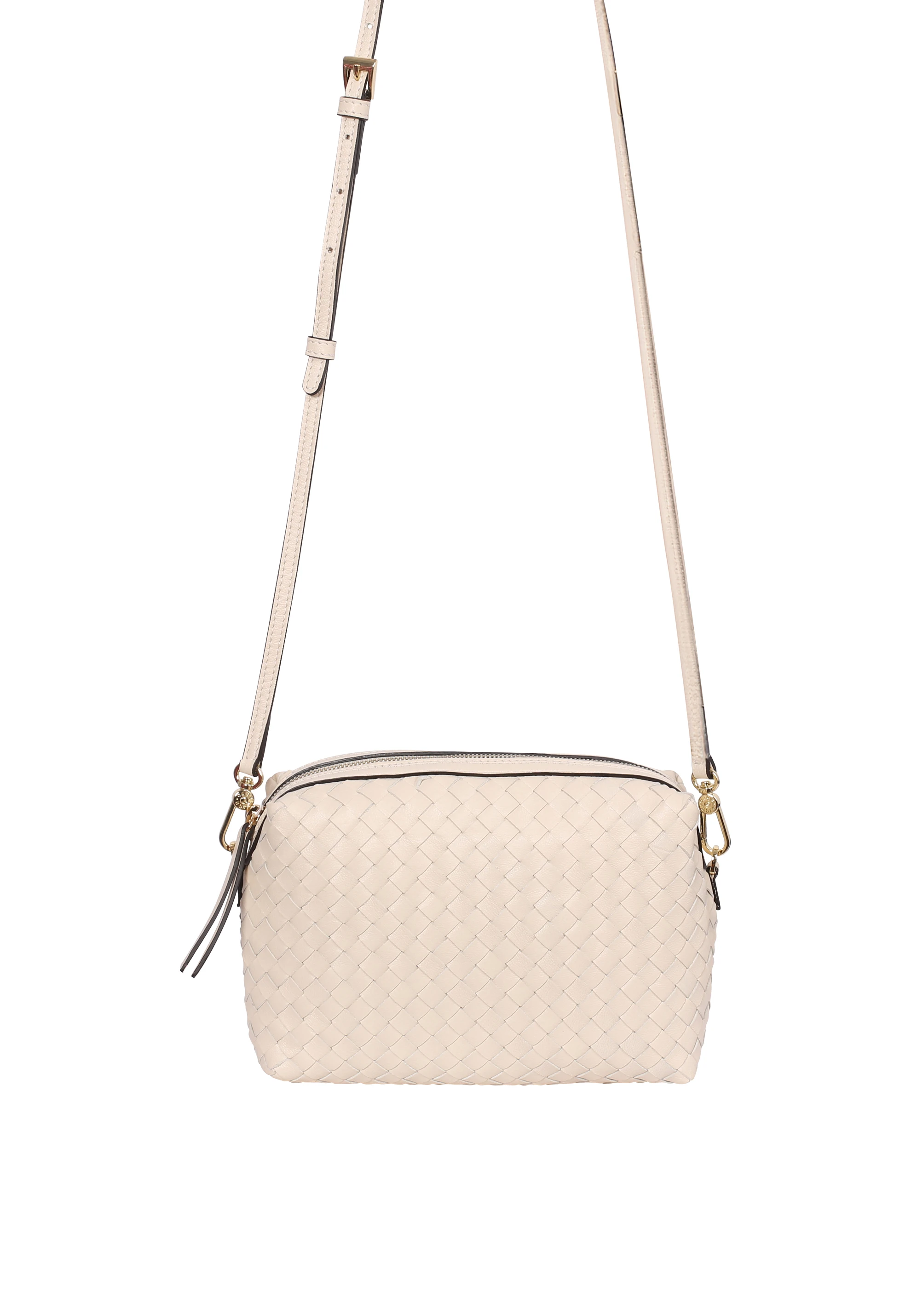 Cross body bag KAIA Leather Piuma weaving Standard