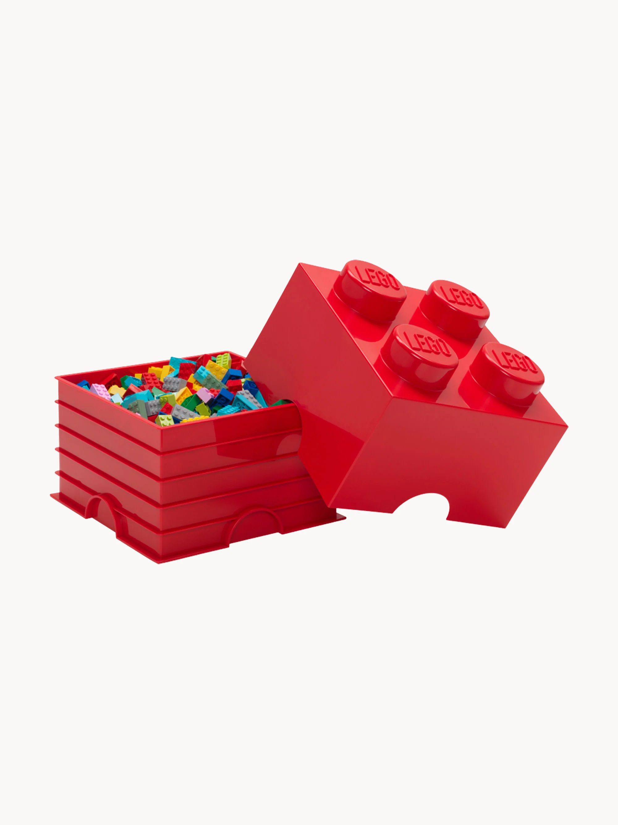 Kinderen LEGO® opbergdoos Brick met 4 knoppen