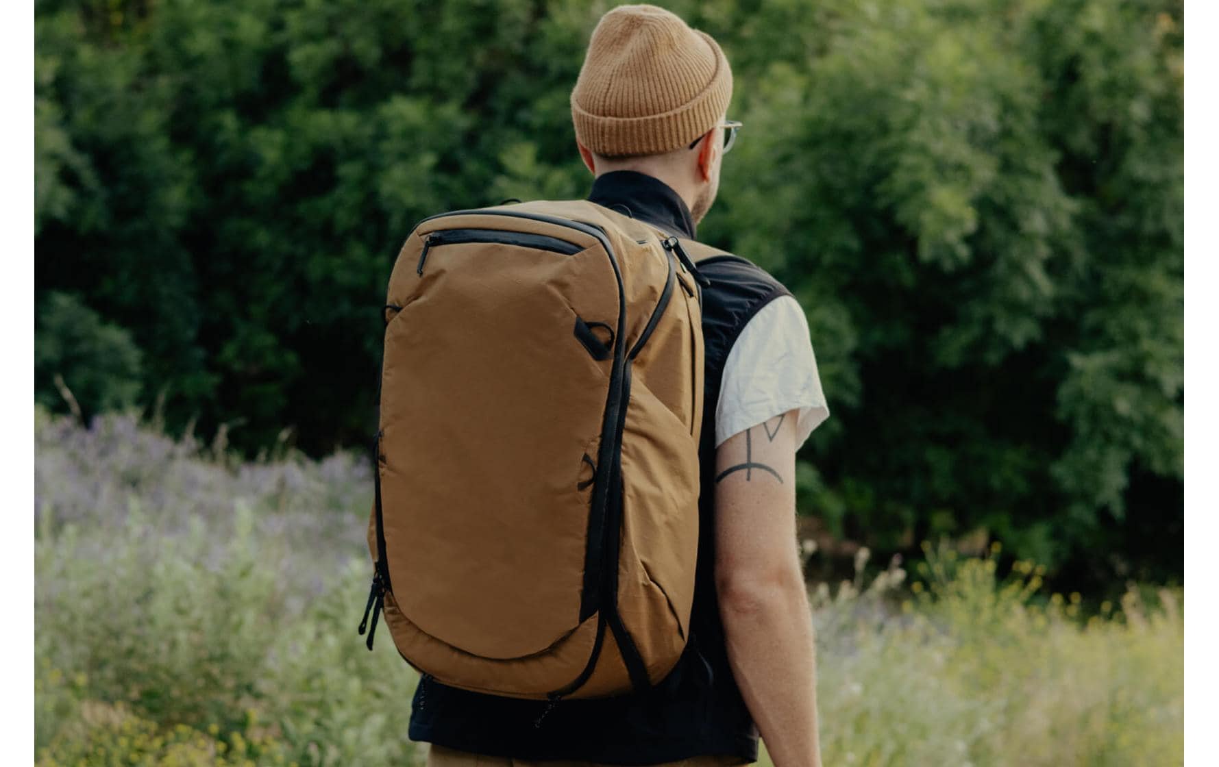 Fotorucksack 45 l Coyote<br>Vielseitiger Reise-Rucksack für Fotografen