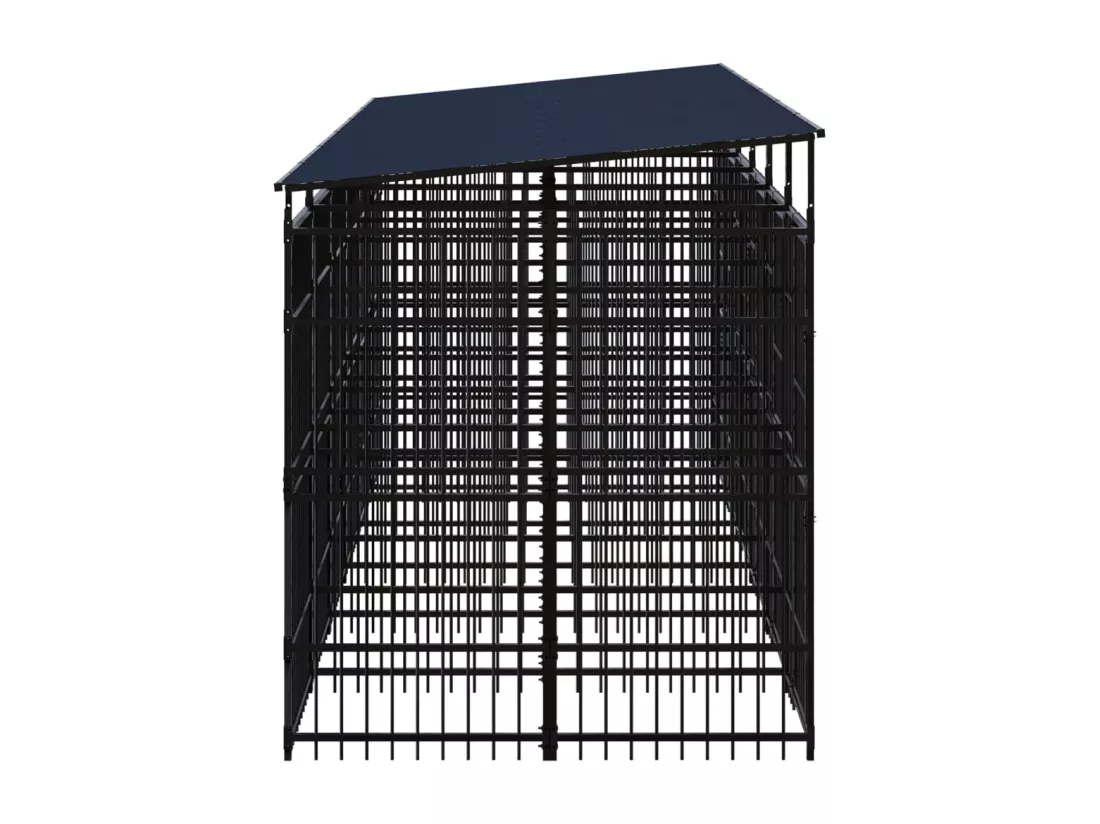 Chenil cage enclos pac noire 576 x 192 x 200 cm 02_0041733