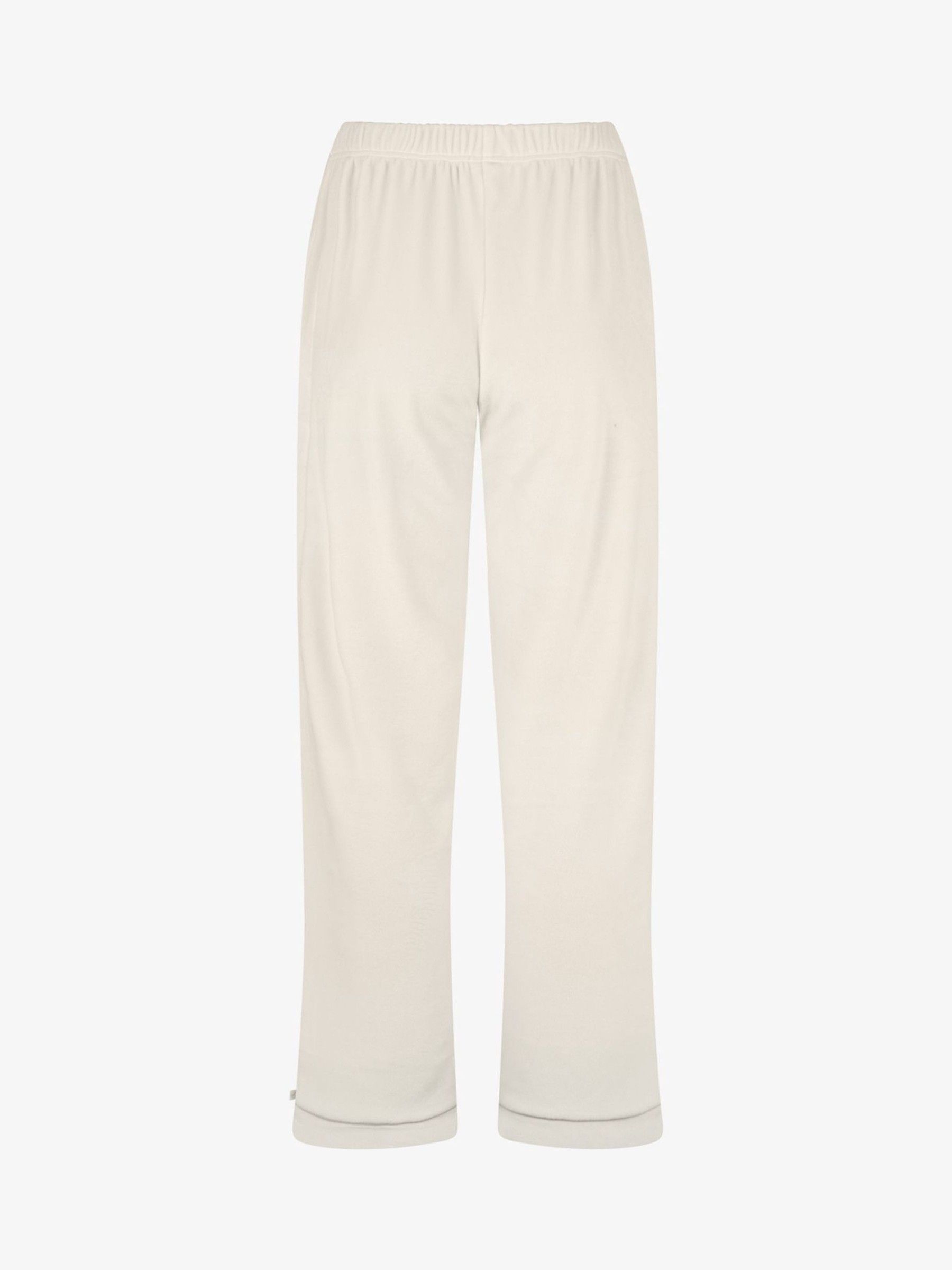 Crème - The Little Tailor luxe kerstpyjama van zacht aanvoelend velours