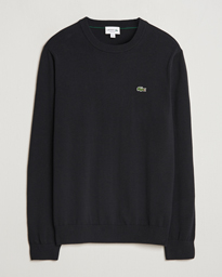 Lacoste Cotton Knitted Sweater Silver Chine