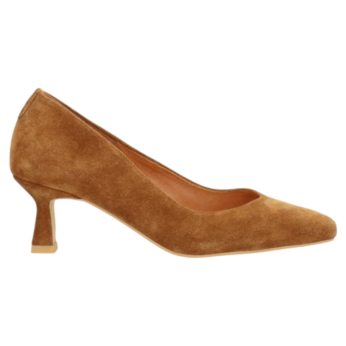 Pumps, kvinder, brun ruskind