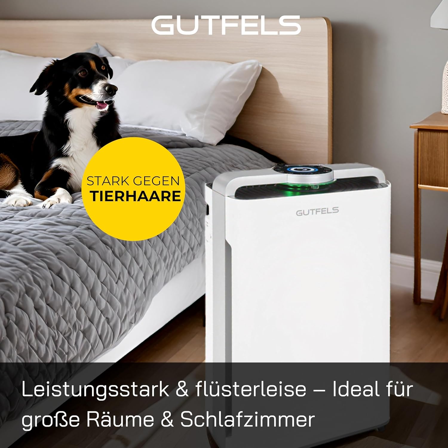 Luftreiniger und Luftbefeuchter, 2-in-1 Kombigerät, 7-Fach-Filtertechnologie, HEPA-14-Filter, inkl. Wassertank und Fernbedienung, für 60-70 m² Raumgröße, LR 67015 we