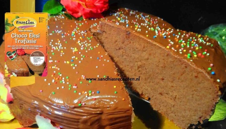 Choco Eksi Trafasie: Surinaamse chocoladecake