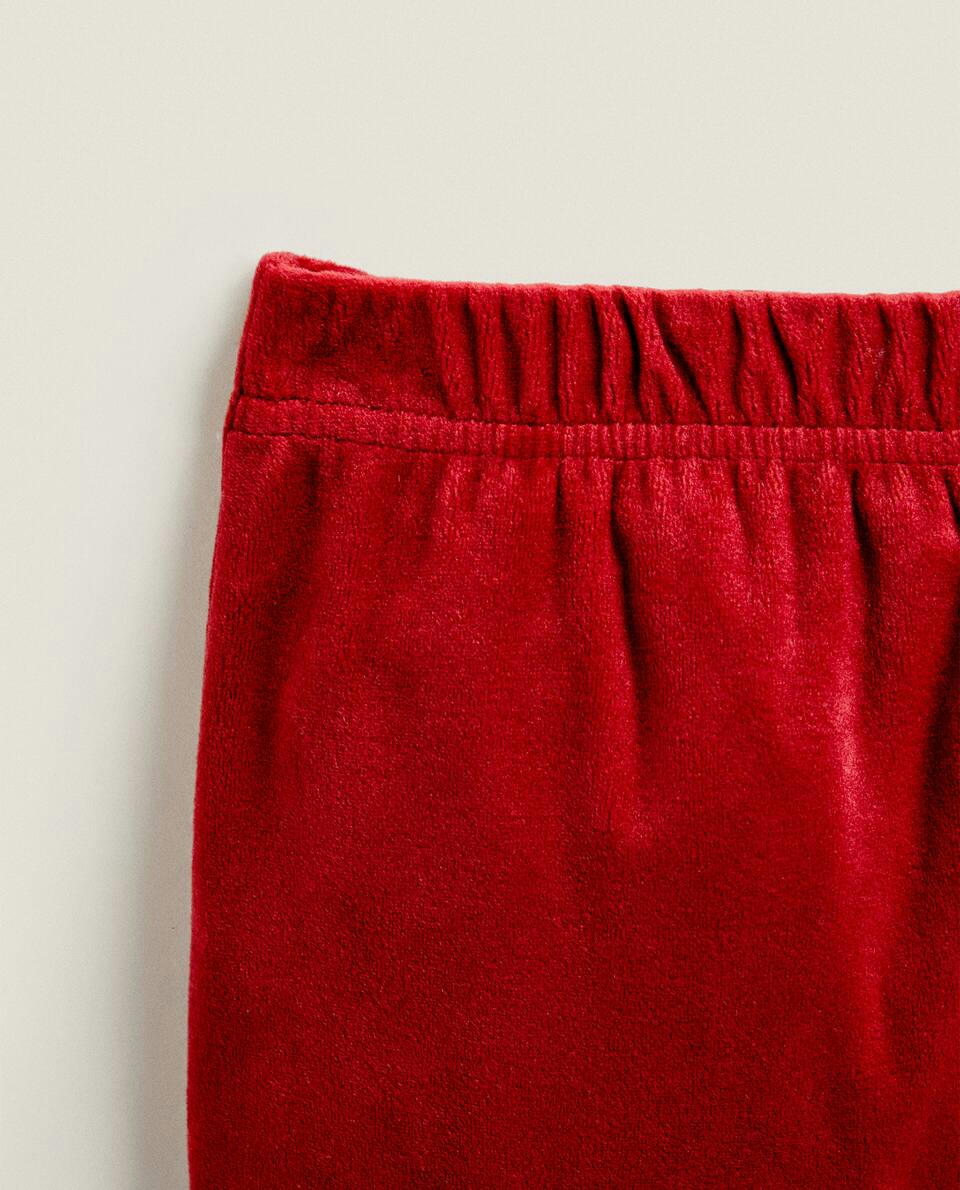Conjunto de pijama infantil com tema de Papai Noel