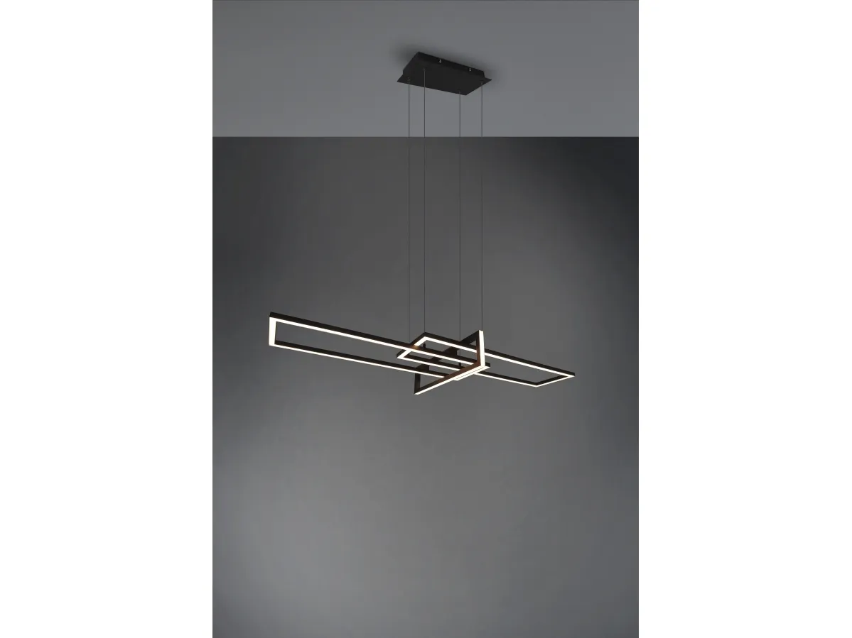 TRIO Salinas, Fleksibel beslag, Sort, Sort, Metal, IP20, I