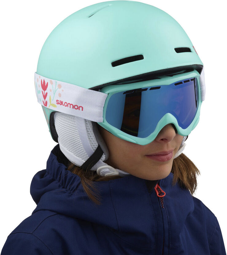 Salomon Grom skihjelm Blå