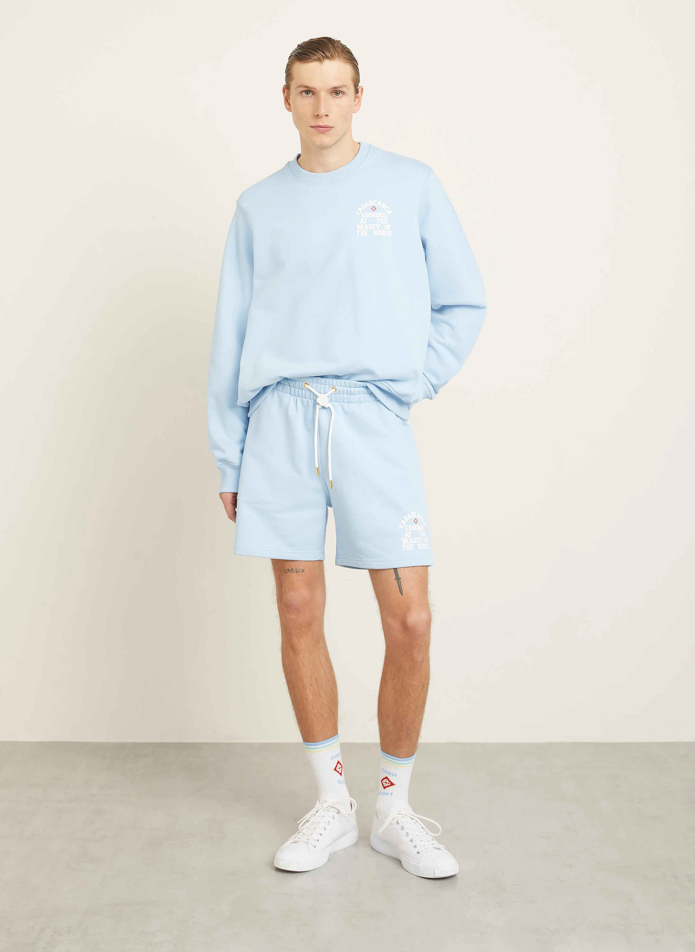 Casablanca Sweatshorts LOOKING AT THE BEAUTY OF THE WORLD