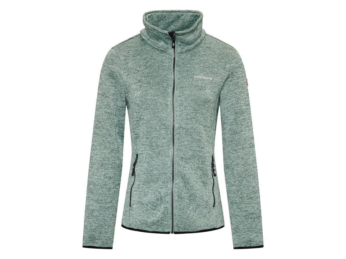 Nordberg Andrea Herbal Green Melange dames fleecevest