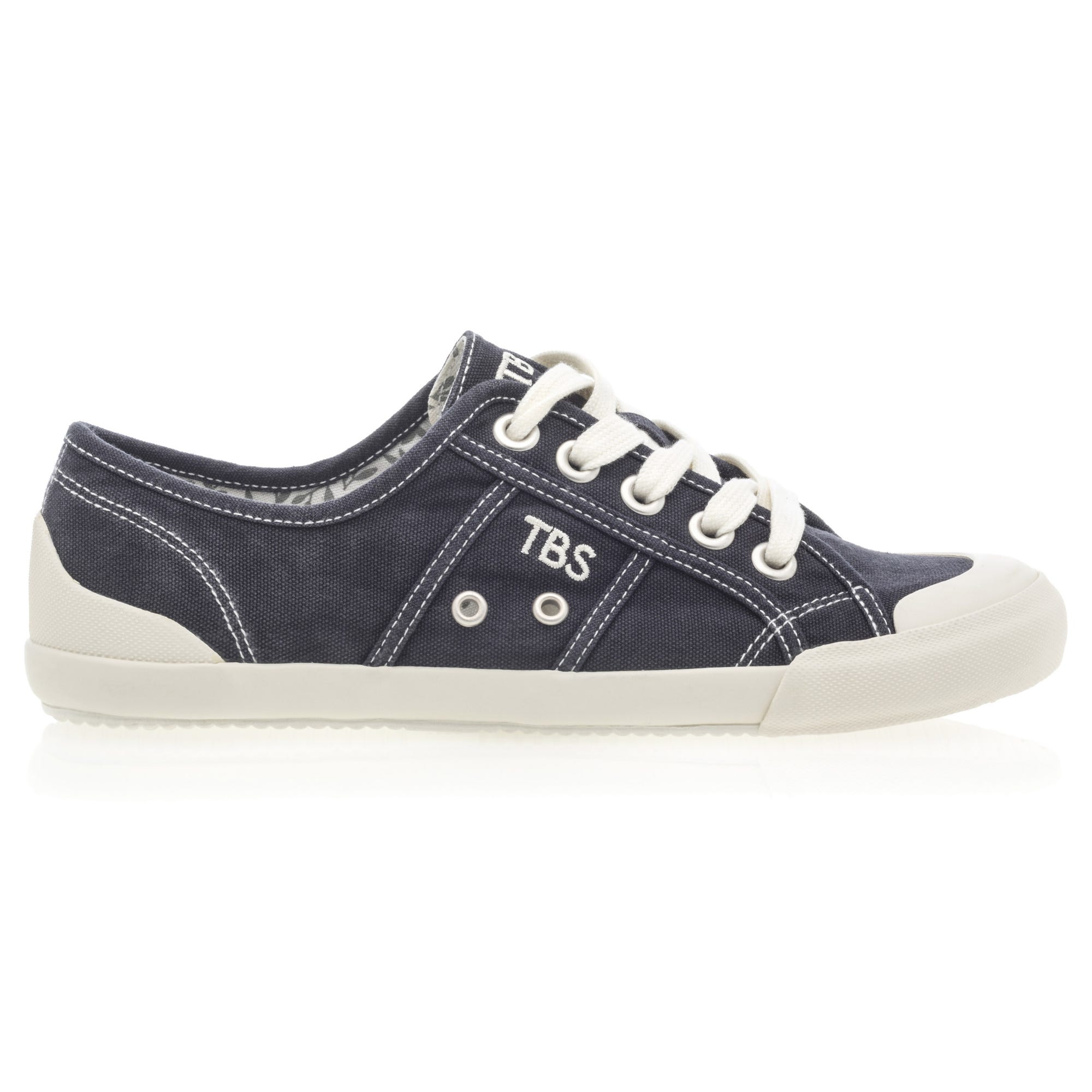 Baskets en toile Femme bleu marine