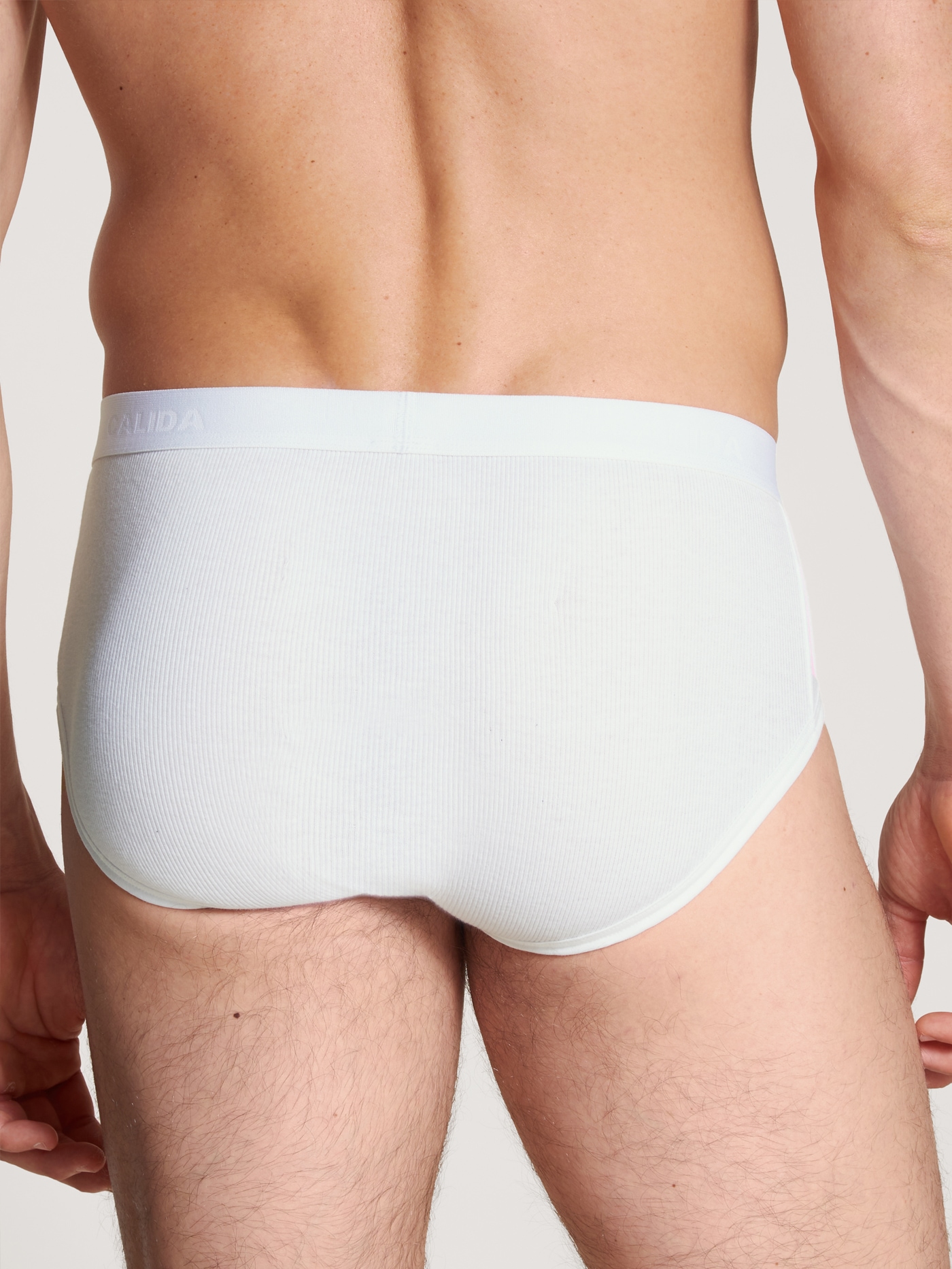 CALIDA Slip »Natural Benefit«, 2 Pure Cotton, Feinripp-Qualität, elastischer Bund, weich