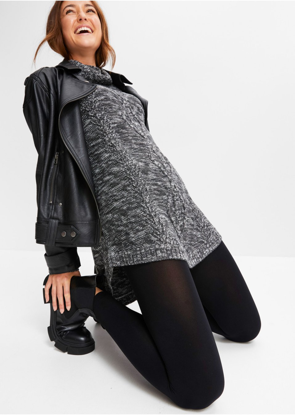 Legging opaque 100den avec polyamide recyclé
