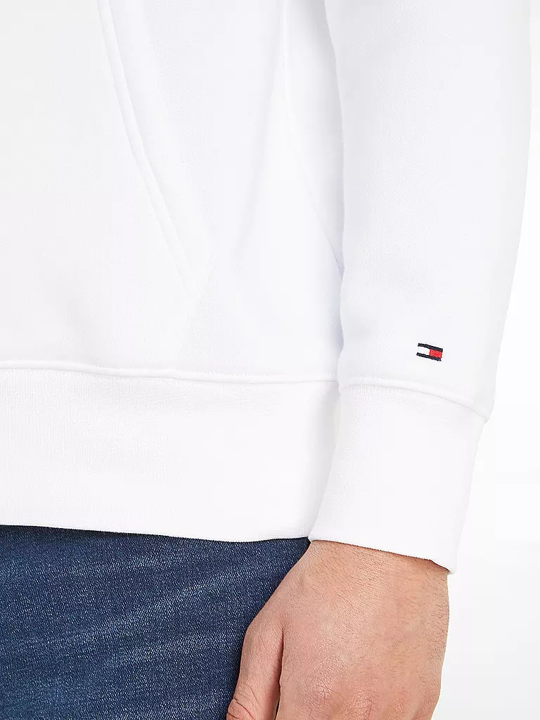 TOMMY HILFIGER Kapuzensweater - Hoodie weiss