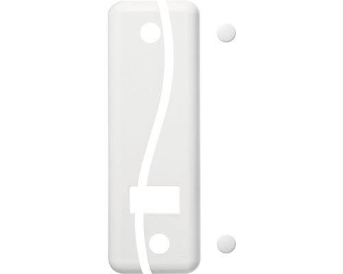 Afdekplaat Duo Schellenberg 53702, 13,5 cm, wit