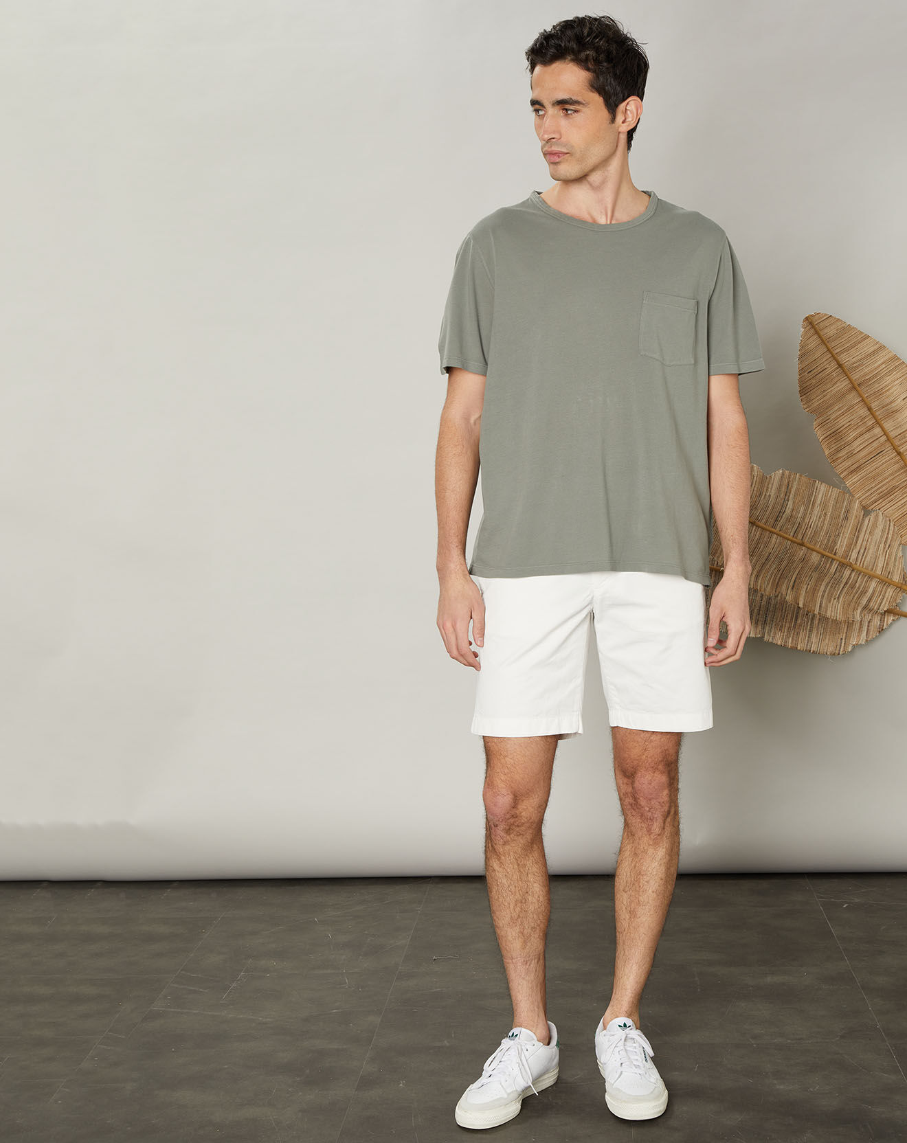 Hartford T-Shirt piqué Pocket military